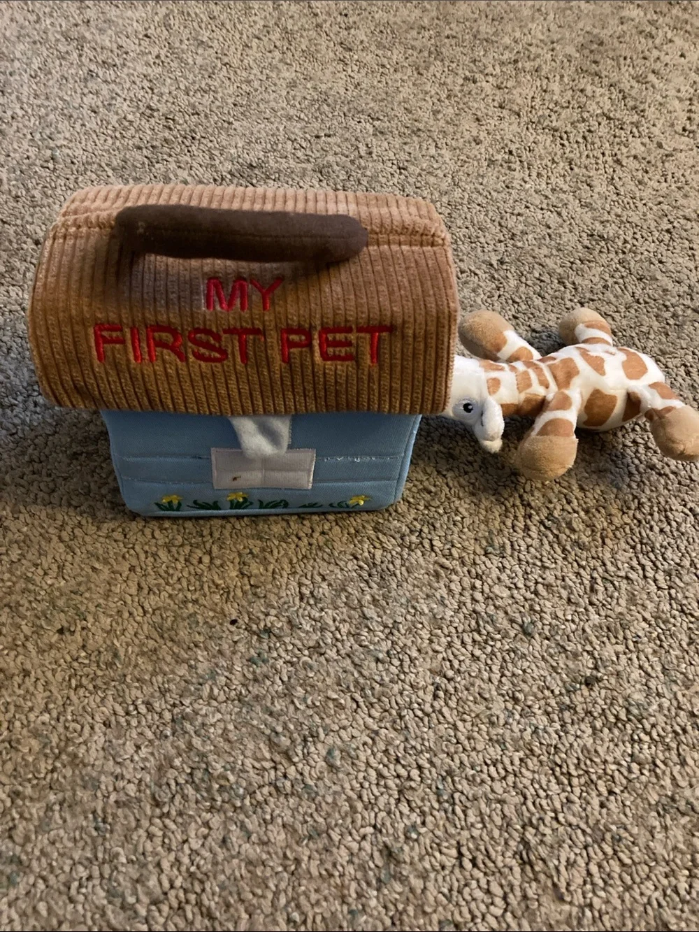 My first pet with soft case to store in .